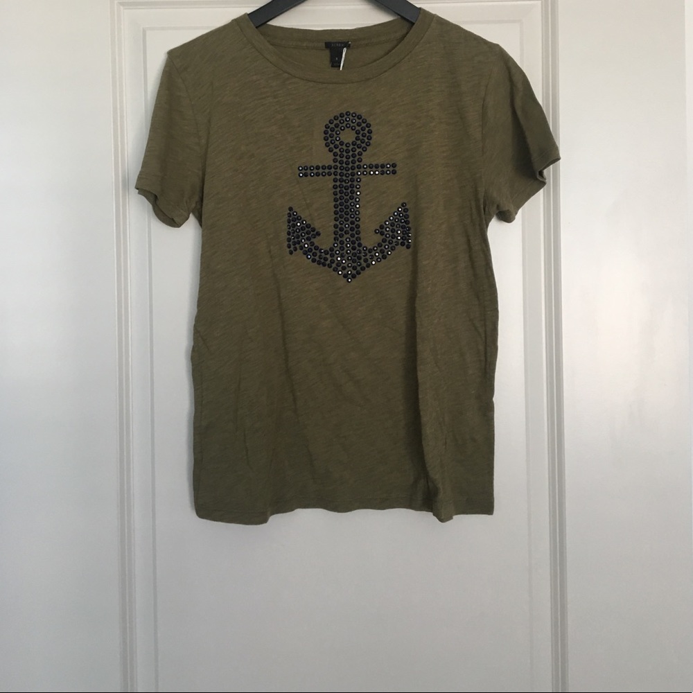 J. Crew Embellished anchor T-shirt - Picture 4 of 8
